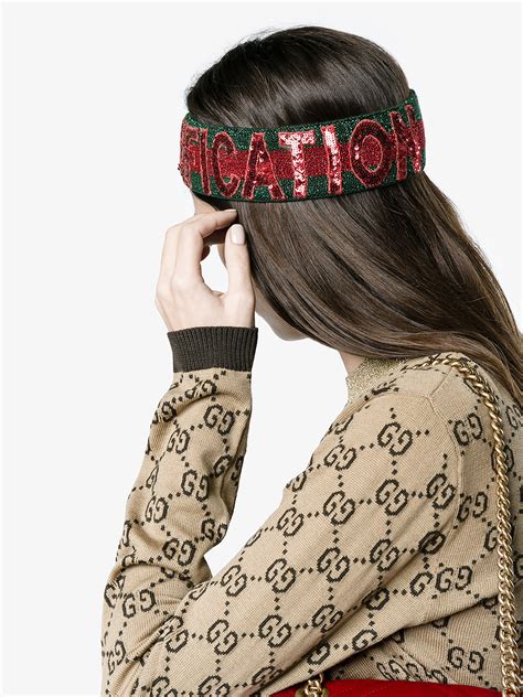 gucci headband red and green|authentic gucci headband for sale.